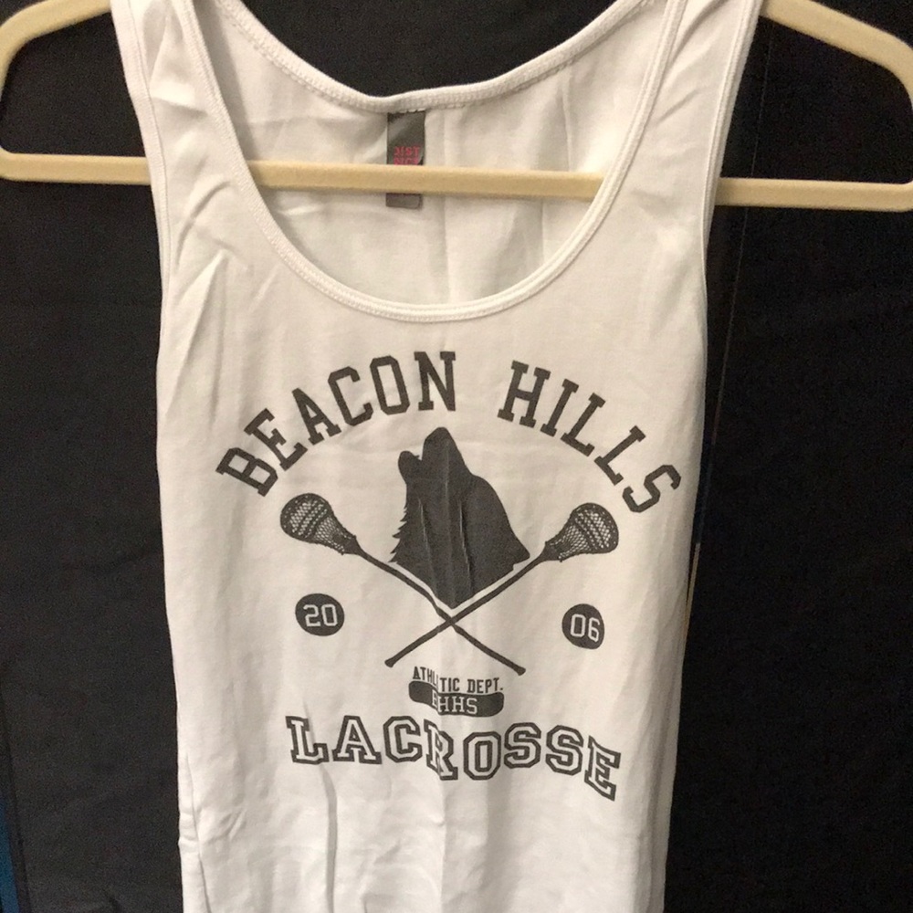Teen wolf themed tank top